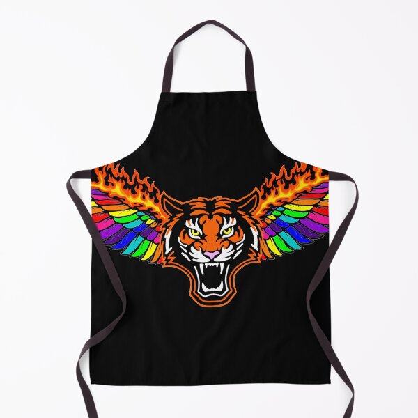 Item preview, Tiger with wings and flames inspired by the movie The Watch - Pride Edition designed and sold by NovaSkycrest.