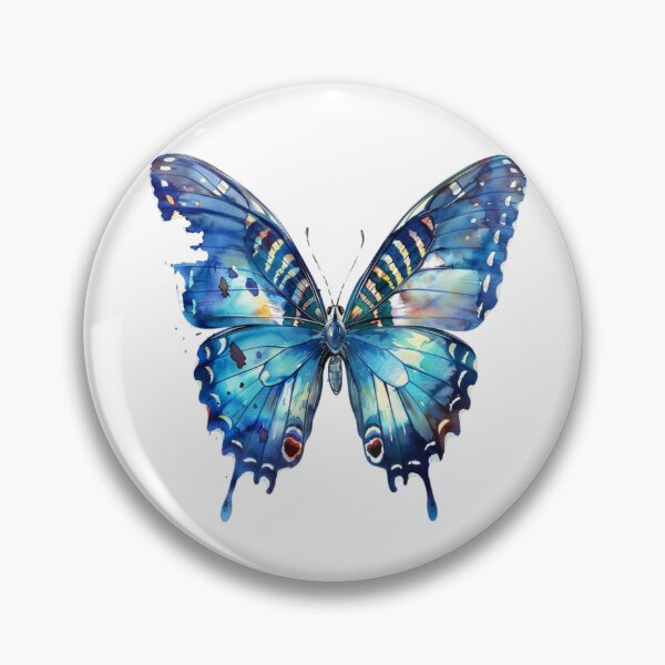 Item preview, Blue Butterfly | Elegant Nature Aesthetic Art designed and sold by Mandayartstudio.