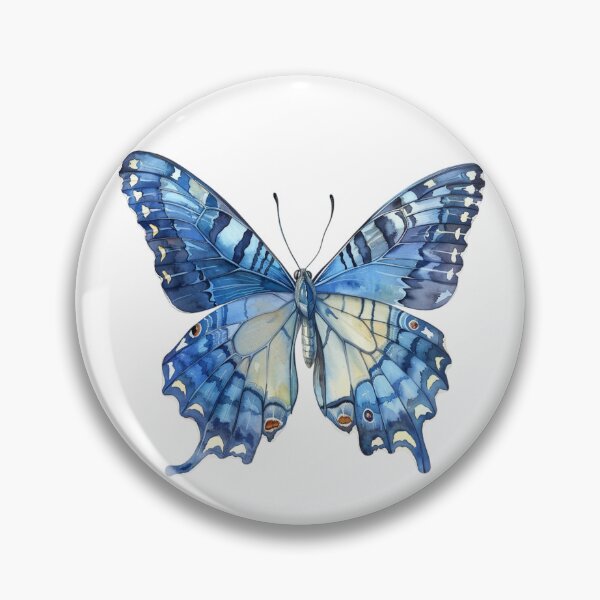 Item preview, Blue Butterfly | Elegant Nature Aesthetic Art designed and sold by Mandayartstudio.