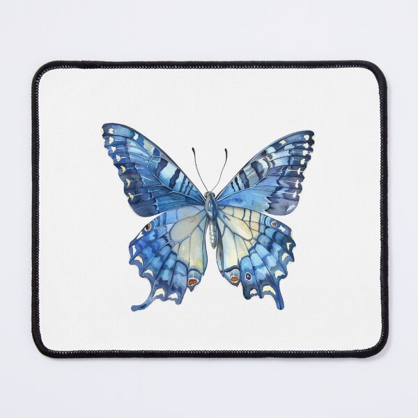 Item preview, Blue Butterfly | Elegant Nature Aesthetic Art designed and sold by Mandayartstudio.