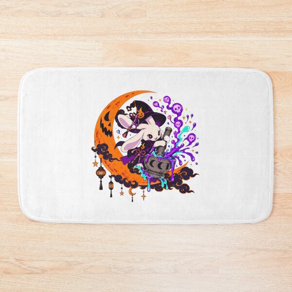 Item preview, Witch Bunny Crescent Moon Potion Halloween designed and sold by chattsuede.