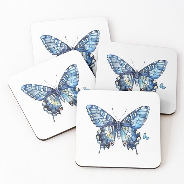 Item preview, Blue Butterfly | Elegant Nature Aesthetic Art designed and sold by Mandayartstudio.