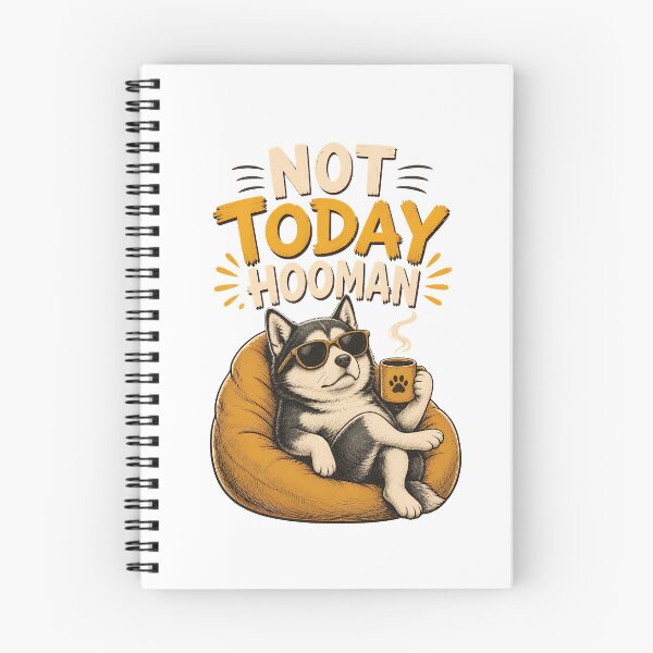 Item preview, Not Today Hooman Funny Dog designed and sold by OlyvieArt.