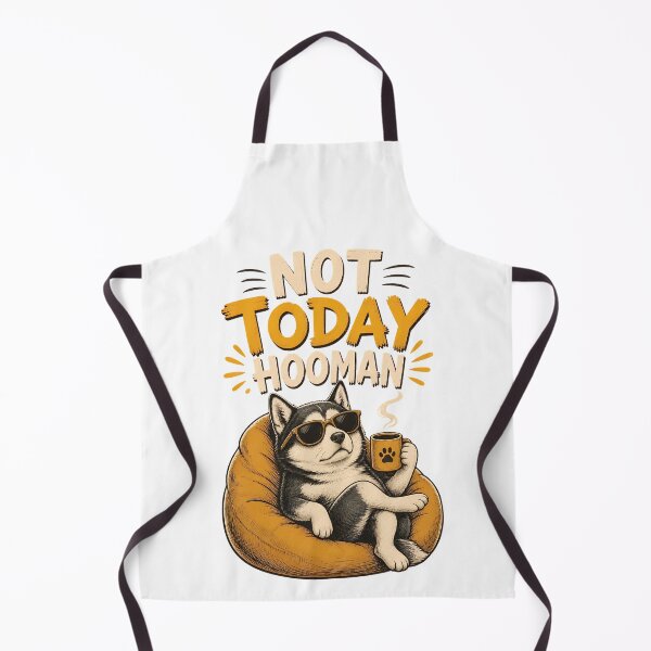 Item preview, Not Today Hooman Funny Dog designed and sold by OlyvieArt.