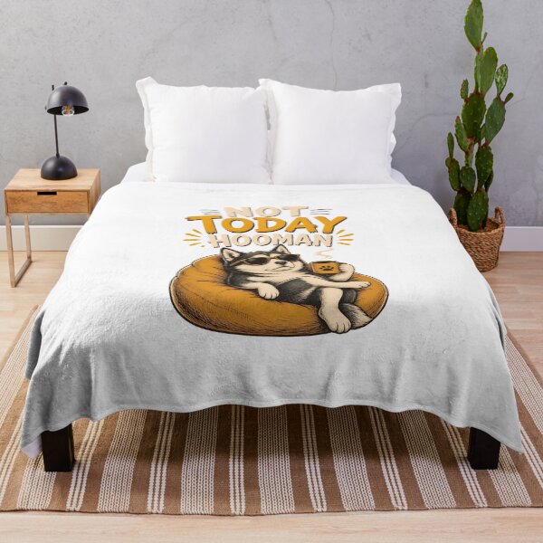 Item preview, Not Today Hooman Funny Dog designed and sold by OlyvieArt.