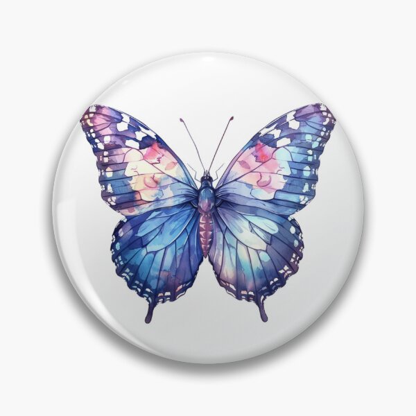 Item preview, Blue Butterfly | Elegant Nature Aesthetic Art designed and sold by Mandayartstudio.