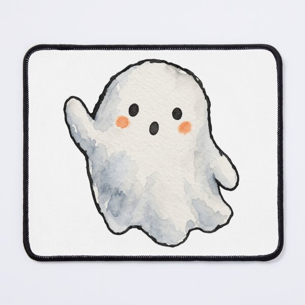Item preview, Cute Little Waving Halloween Ghost Illustration designed and sold by Jessie's Palette.