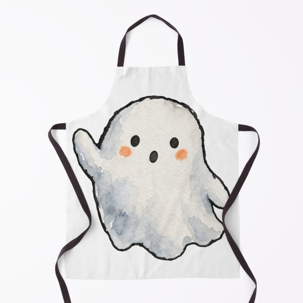 Item preview, Cute Little Waving Halloween Ghost Illustration designed and sold by Jessie's Palette.