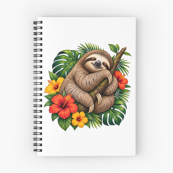 Item preview, Sleepy Sloth Tropical Jungle designed and sold by MDShop011A.