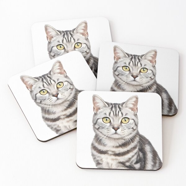 Item preview, Silver Tabby Cat designed and sold by HOMETOWN86.