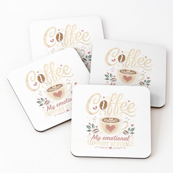 Item preview, Coffee My Emotional Support Beverage Funny Coffee Lover T-Shirt designed and sold by Othinus.