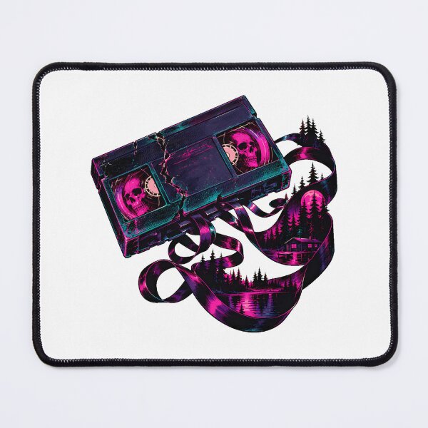 Item preview, Horror Tape Spilled Forest Cabin Slasher Fan designed and sold by chattsuede.
