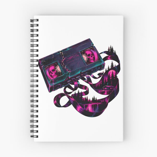 Item preview, Horror Tape Spilled Forest Cabin Slasher Fan designed and sold by chattsuede.