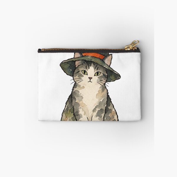 Item preview, Witchy Tabby Cat In A Tall Witch Hat designed and sold by Jessie's Palette.