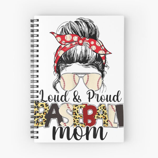 Item preview, Leopard Bleached Loud And Proud Baseball Mom Messy Bun Hair  designed and sold by NAPIPIPIarts.