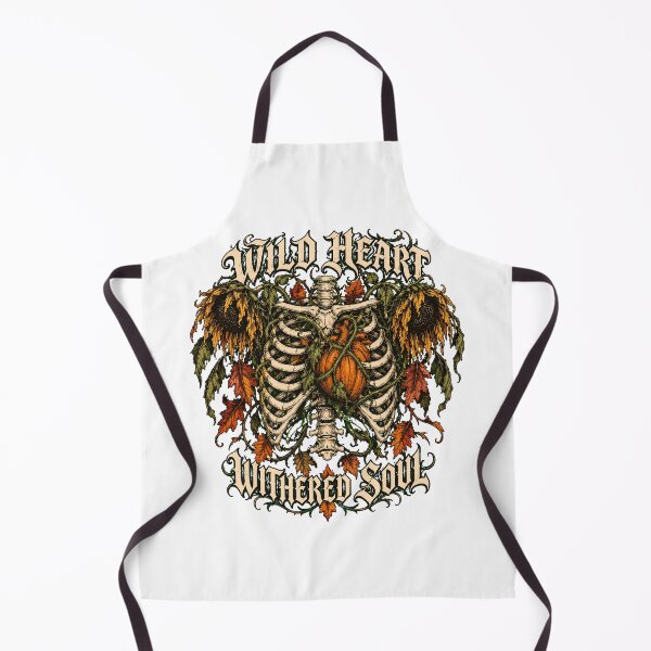 Item preview, Pumpkin Heart Withered Sunflower Ribcage Gothic Halloween designed and sold by chattsuede.