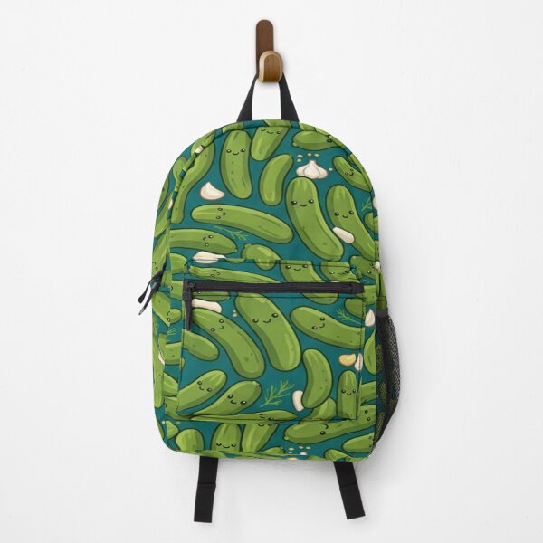 Item preview, A Seamless Pattern of Cute Cartoon Pickles and Garlic designed and sold by Solomon-Ent-144.