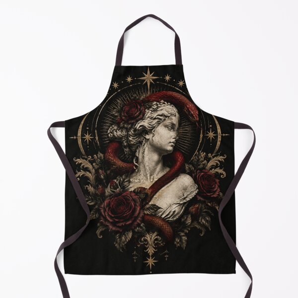 Item preview, Medusa Inspired Woman with Serpent and Roses designed and sold by Avenuse style.
