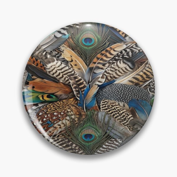 Item preview, A seamless interlocking natural feathers pattern. designed and sold by Solomon-Ent-144.