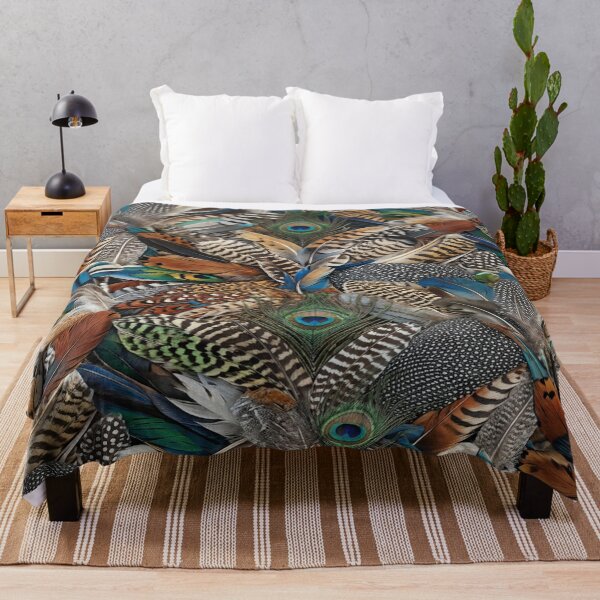 Item preview, A seamless interlocking natural feathers pattern. designed and sold by Solomon-Ent-144.
