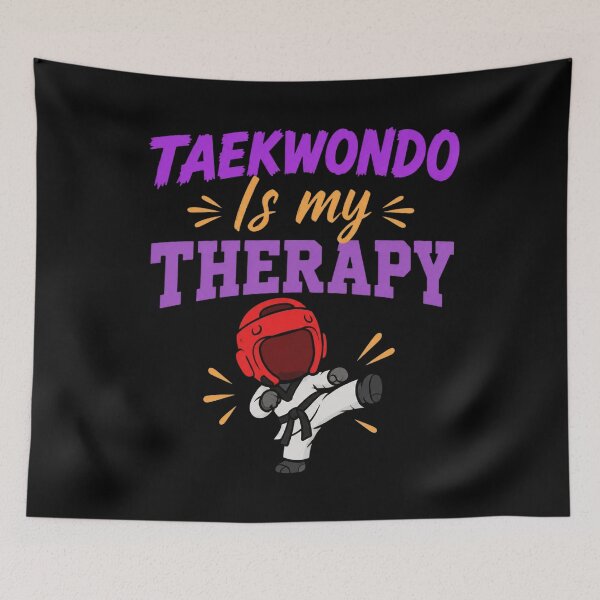 Item preview, Taekwondo Is My Therapy designed and sold by CampfieldliArts.