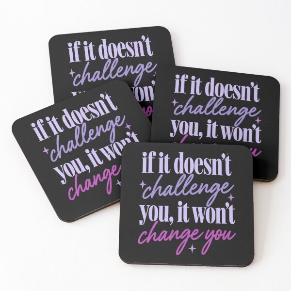 Item preview, Challenge You Quote designed and sold by BostickirisArts.