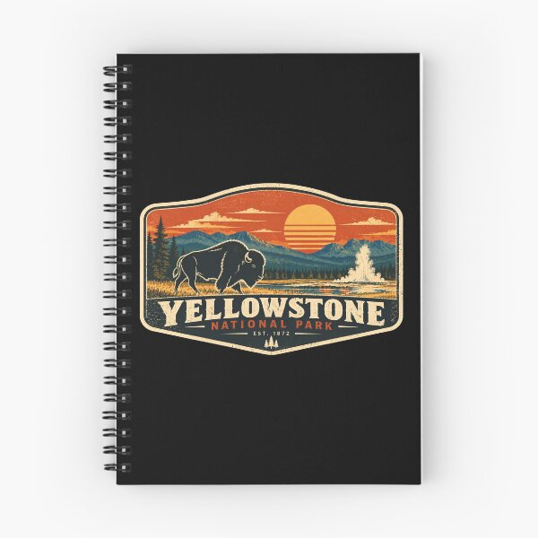 Item preview, Yellowstone National Park Bison Retro Vintage designed and sold by Swanny's Custom T-shirt and Gift Designs.