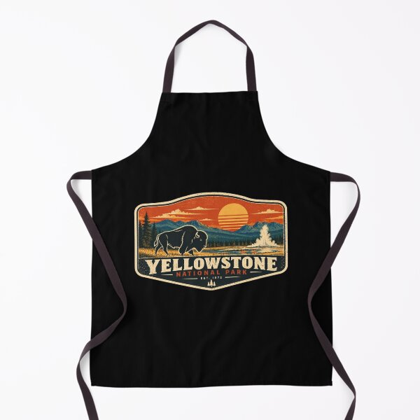Item preview, Yellowstone National Park Bison Retro Vintage designed and sold by Swanny's Custom T-shirt and Gift Designs.