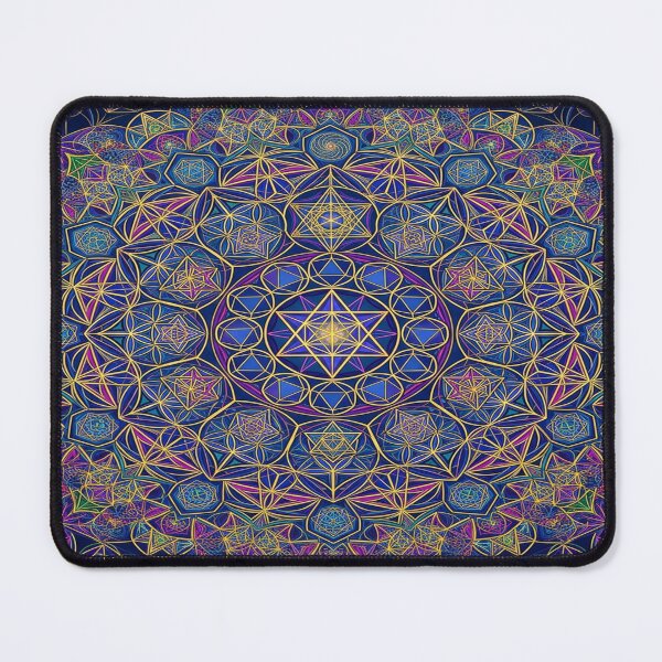 Item preview, Intricate Interlocking Sacred Geometry Mandala designed and sold by Solomon-Ent-144.