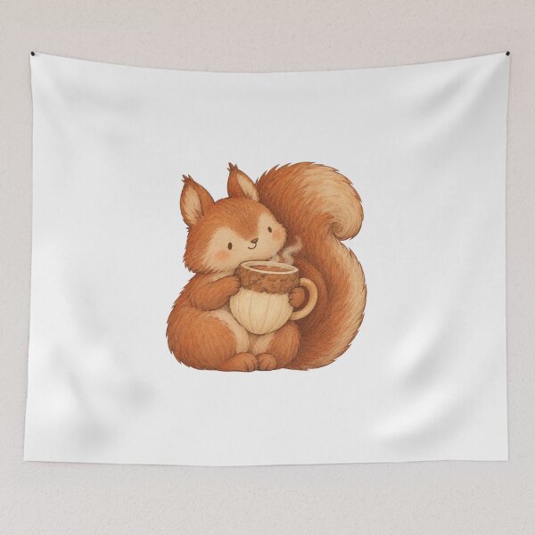 Item preview, Squirrel Acorn Cocoa designed and sold by The-Art-of-D.