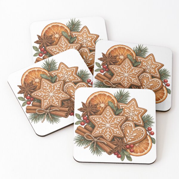 Artikelvorschau, Lebkuchen und Gewürze Gemütliche Weihnachtskunst entworfen und verkauft von DreamelleStudio.