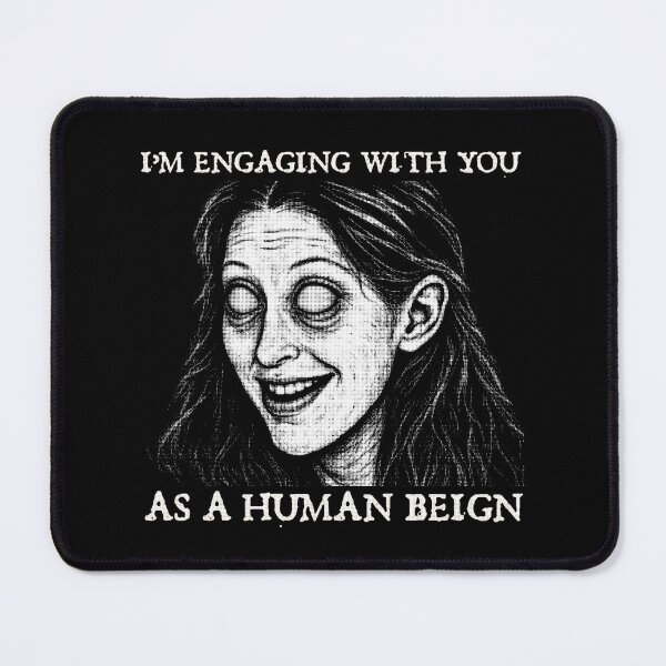 Item preview, I'm engaging with you as a human being - Creepy Elizabeth Holmes - Theranos designed and sold by R-A Designs.