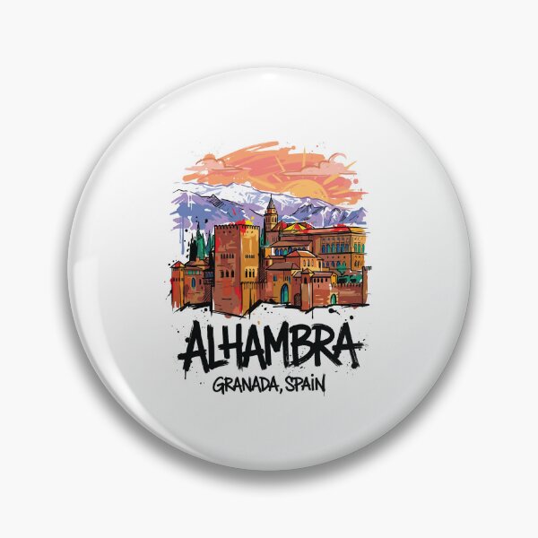 Item preview, Alhambra Palace Granada Spain Art Print designed and sold by Merch by Das Design Studio.