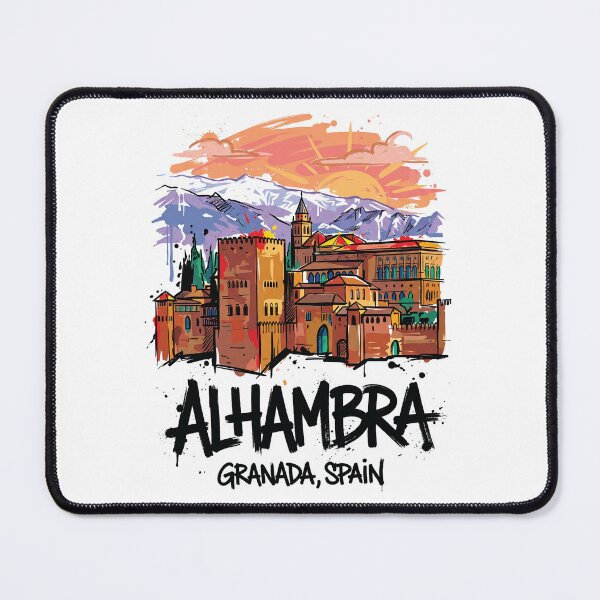 Item preview, Alhambra Palace Granada Spain Art Print designed and sold by Merch by Das Design Studio.