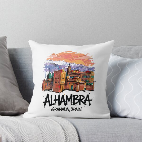 Item preview, Alhambra Palace Granada Spain Art Print designed and sold by Merch by Das Design Studio.
