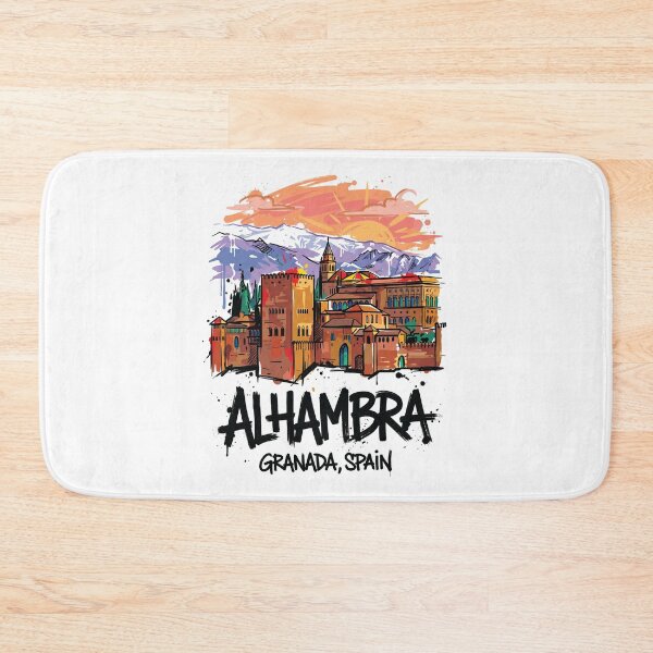 Item preview, Alhambra Palace Granada Spain Art Print designed and sold by Merch by Das Design Studio.