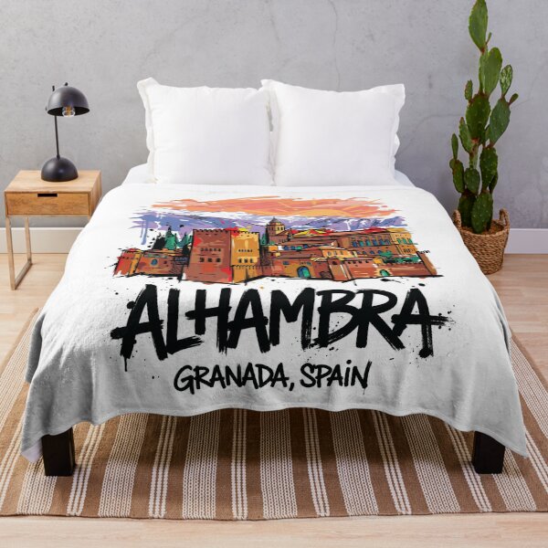 Item preview, Alhambra Palace Granada Spain Art Print designed and sold by Merch by Das Design Studio.