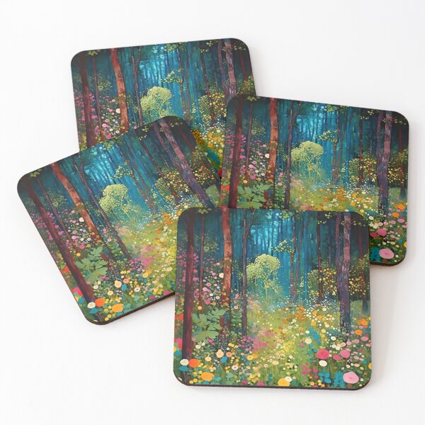 Item preview, Gustav Klimt Flower Garden Vivid Seamless Flowers Vintage Floral Patterns Digital Art Illustration designed and sold by Matt_Smith.