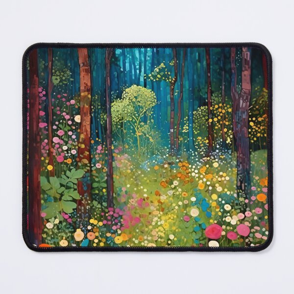Item preview, Gustav Klimt Flower Garden Vivid Seamless Flowers Vintage Floral Patterns Digital Art Illustration designed and sold by Matt_Smith.