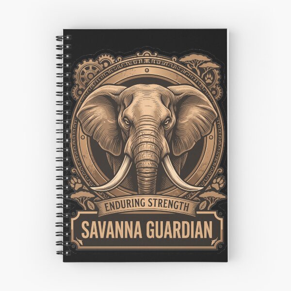 Item preview, Savanna Guardian – Vintage Bronze Elephant Emblem T-Shirt designed and sold by FusionArtStyle.