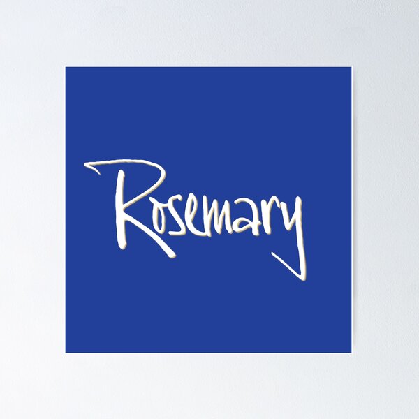 Item preview, ROSEMARY personalized type design designed and sold by CharlottePlaceArt.