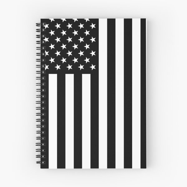 Item preview, United States of America Flag in Black & White (Vertical) designed and sold by Karate Octopus.