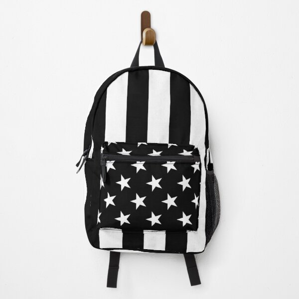 Item preview, United States of America Flag in Black & White (Vertical) designed and sold by Karate Octopus.