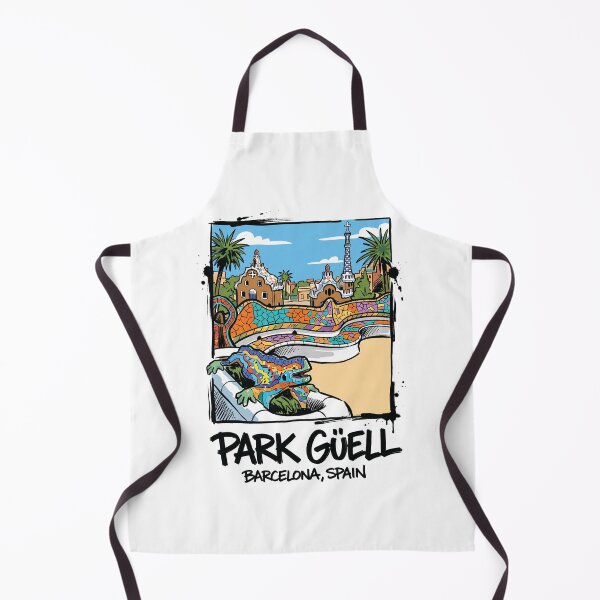 Item preview, Park Guell Barcelona Spain Mosaic Art designed and sold by Merch by Das Design Studio.