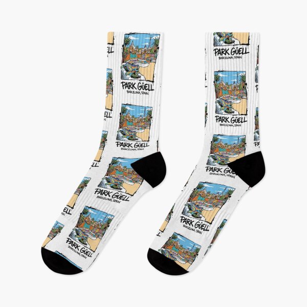 Item preview, Park Guell Barcelona Spain Mosaic Art designed and sold by Merch by Das Design Studio.