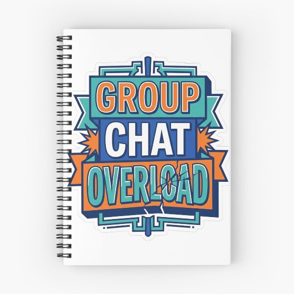 Item preview, Group Chat Overload T-Shirt designed and sold by rkgrafix.