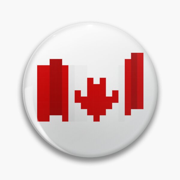 Item preview, Pixel Flag Canada designed and sold by HarveyHandcraftsandDesigns.