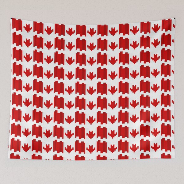 Item preview, Pixel Flag Canada designed and sold by HarveyHandcraftsandDesigns.