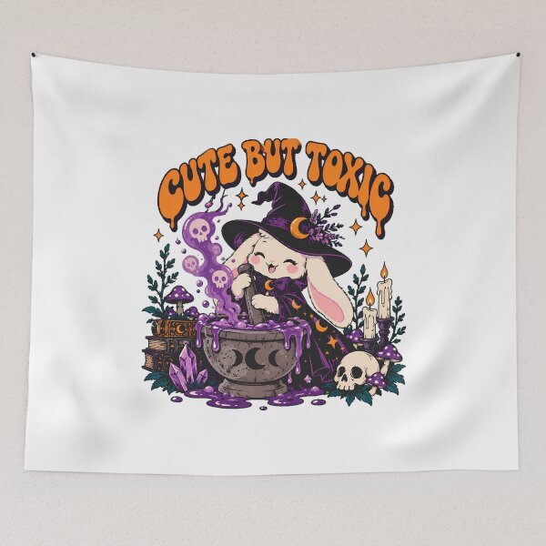 Item preview, Witchy Bunny Brewing Magic Cauldron Pastel Goth designed and sold by chattsuede.