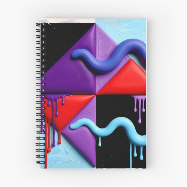 Item preview, dripping triangles C colorful geometric abstract design designed and sold by SmashingDeals.
